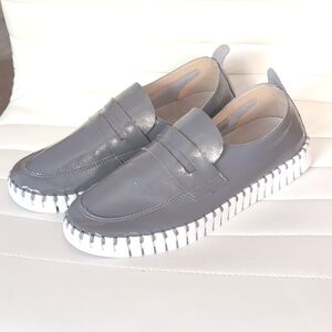 Ilse Jacobsen Tulip Gray Penny Loafer